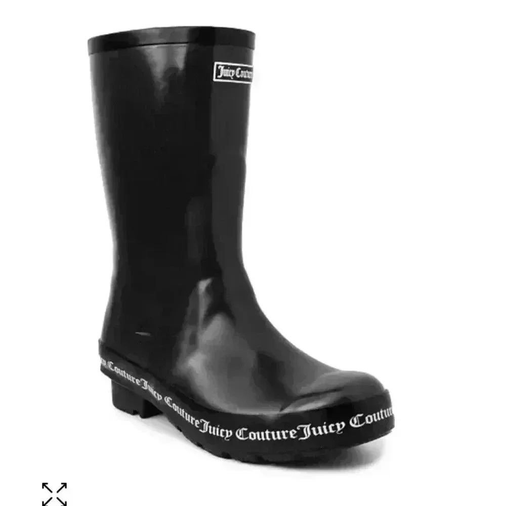 Juicy Couture Woman’s Logo Rain Boots Sz 8